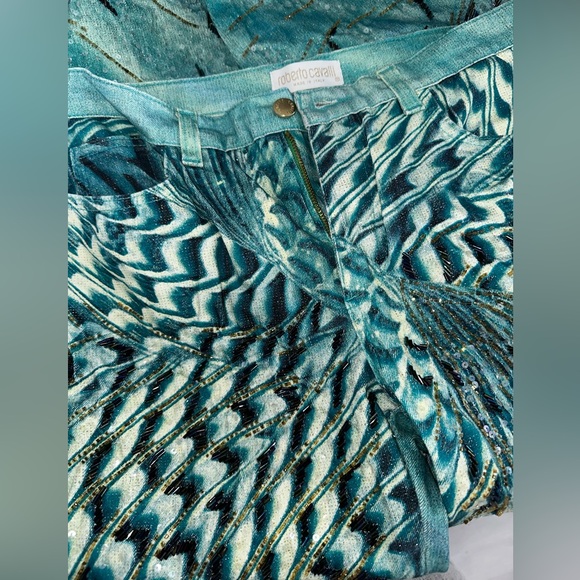 Roberto Cavalli 2001 runway beaded pants - Picture 12 of 14